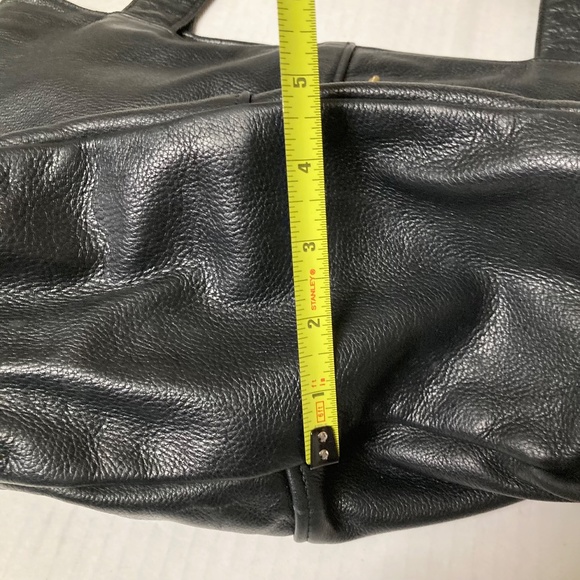 Vintage Lew 'N' Me 2 Leather Purses Black Brown Made In USA - Picture 14 of 16